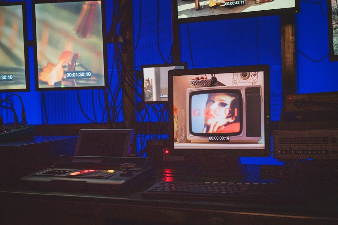 vintage television studio