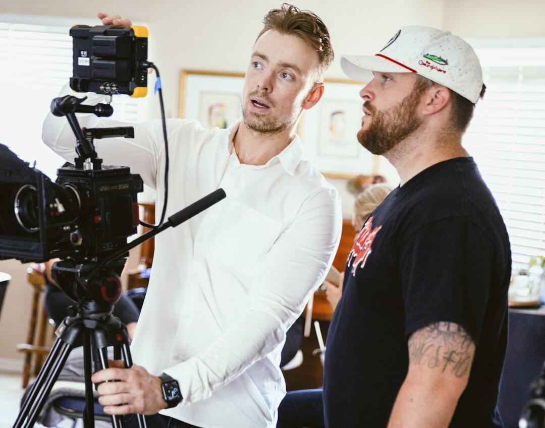 tv drama actor on set