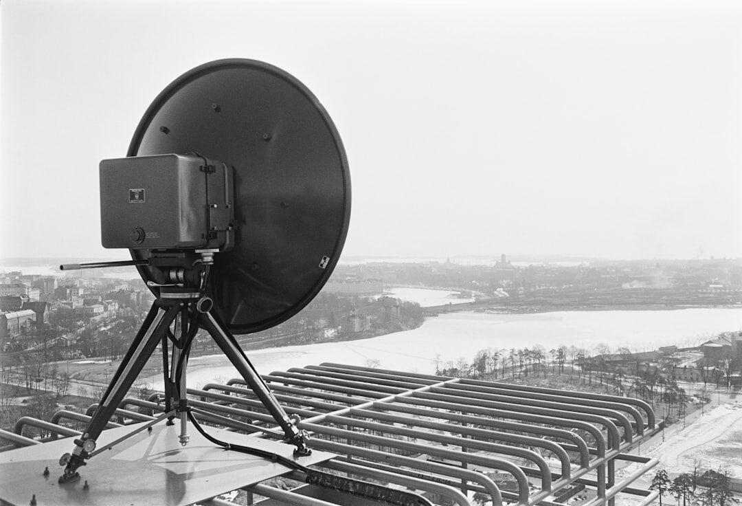 vintage black and white television